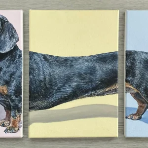 Dachshund Painting